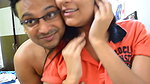Husband Pressing her wife boobs  enjoying