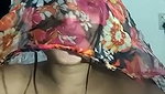 Naughty bitch showing her boobs  talking