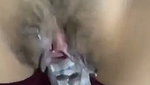 Nepali girl fucking hard  showing cream pussy