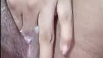 Sexy girl fingering  showing on vc