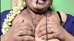 Telugu mature aunty showing her huge melons
