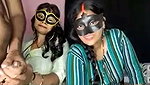 Two ladies give Blowjob pussy licking  enjoying