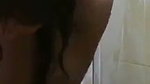 Assam girl showing  taking bath