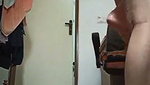 Delhi Muslim aunty showing after bath