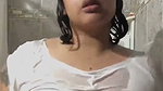 big boob girl bath