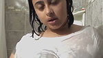 big boob girl bath