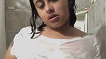 big boob girl bath