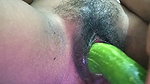 Desi teen girl fucking with cucumber