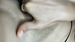 Cute and sexy girl fingering in bathroom