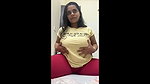 Horny Indian Babe Playing With Her Boobies