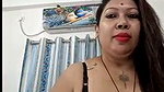 Aunty rubing her hairly pussy