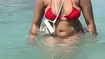 Beautiful girl showing  riding