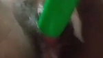 Horny girl destroying her pussy