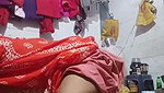 Mature bhabhi showing her ass  working