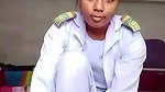 New update sexy girl undress  wearing college uniform