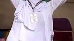 New update sexy girl undress  wearing college uniform