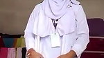 New update sexy girl undress  wearing college uniform