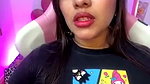 Sexy beautiful girl showing her huge boobs  suck