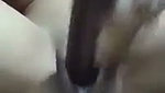 Sexy girl drilling pussy with big brinjal