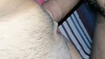 Shy girlfriend showing  enjoying