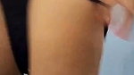 Aunty showing her boobs  wearing black bra