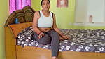 Beautiful bhabhi fucking hard on bed  give Blowjob