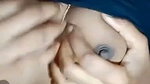 Hot girl showing her boobs  pressing