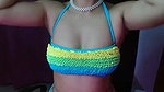 Sexy girl showing her sweet boob