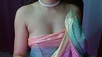 Sexy girl showing her sweet boob