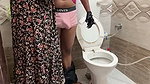 Stepmom helping  riding cock