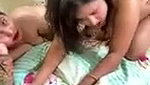 Two wife share their husband  fucked