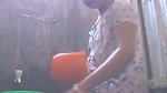 Village Bengali bhabhi showing her boobs in transparent dress