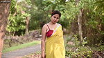 Diva parna In a wind A yellow saree parna