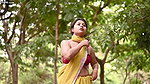 Diva parna In a wind A yellow saree parna