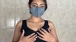 Beautiful girl giving Handjob  enjoying with bf