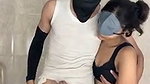 Beautiful girl giving Handjob  enjoying with bf