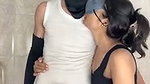 Beautiful girl giving Handjob  enjoying with bf