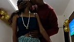 Boyfriend suck his slim gf boob