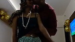 Boyfriend suck his slim gf boob