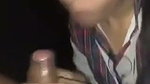 Hot girlfriend giving Blowjob