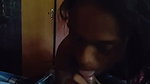 Sexy girl giving deeply Blowjob