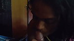 Sexy girl giving deeply Blowjob