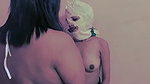 Two girls showing boob  suck