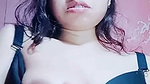 big boobs girl masterbating on video call