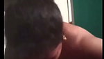 wife big boobs rubbing on husband