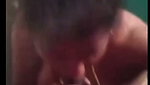 wife big boobs rubbing on husband
