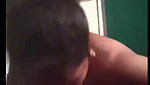 wife big boobs rubbing on husband