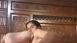 girl Masturbating With Large Ladle