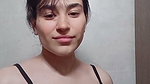 Beautiful girl bathing  showing boobs