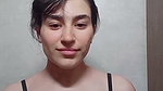 Beautiful girl bathing  showing boobs